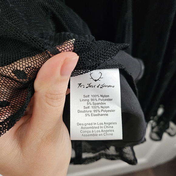 For Love & Lemons Black Bustier Dress - Picture 9 of 10